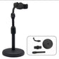 Portable Tripod Stand for Smartphones 360° Rotating Black Plastic