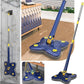 Automatic Kitchen Mop Blue Yellow Plastic 2 Pads