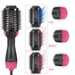3-in-1 Hair Dryer Brush Black Ceramic Coated