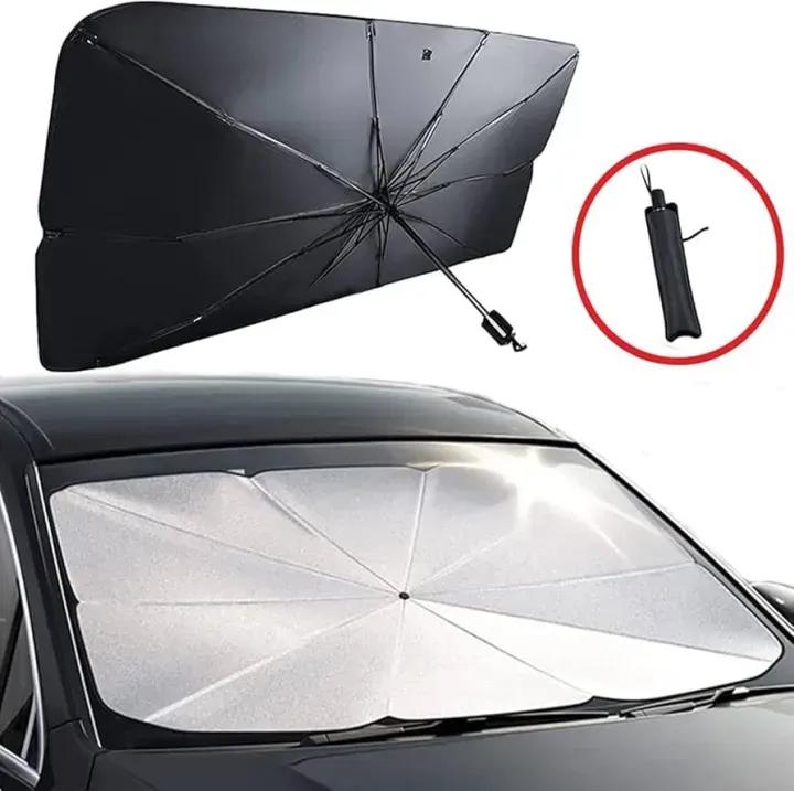 Car Umbrella Sun Shade Cover Foldable UV Reflective