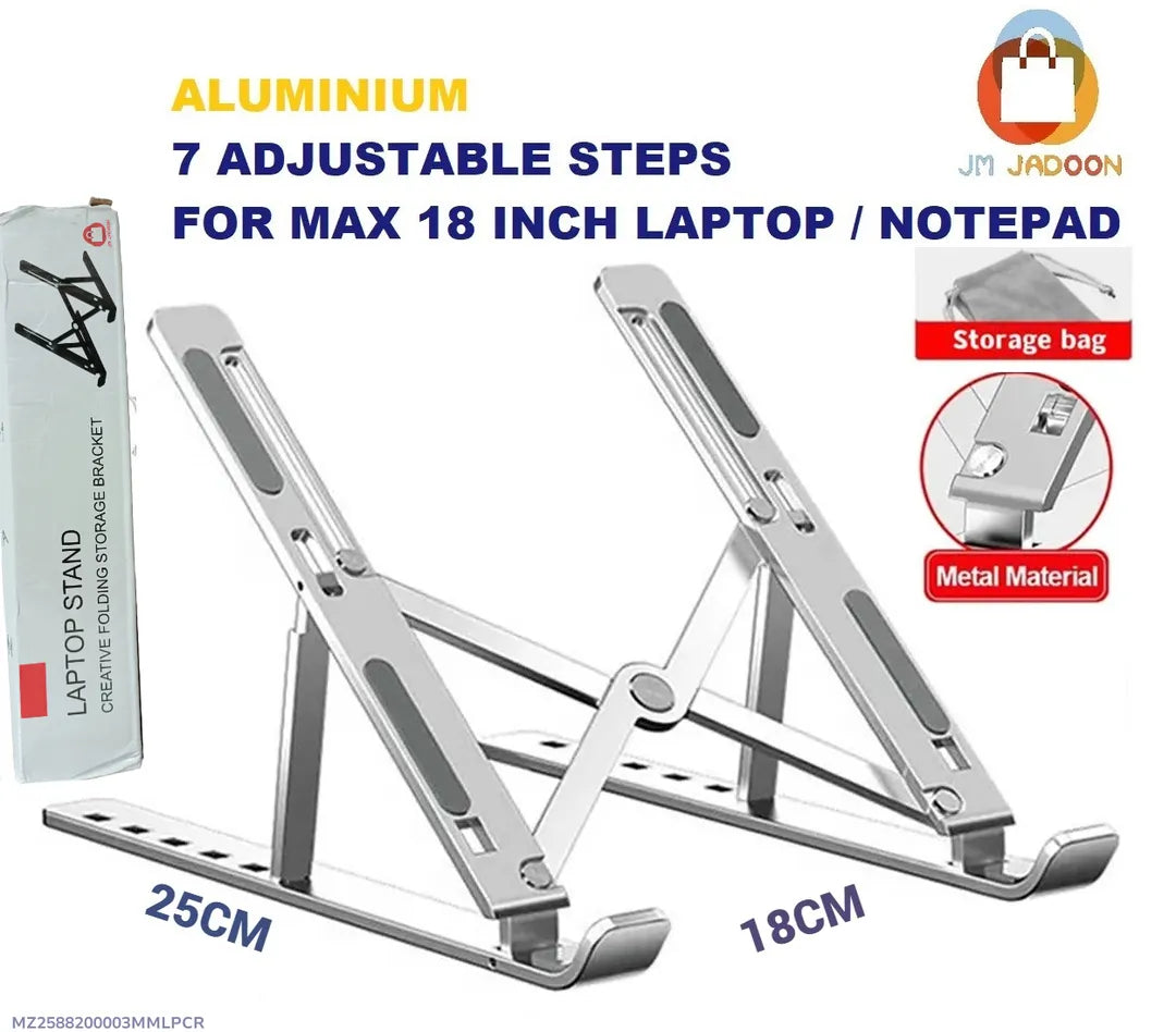 Portable 1 Pcs Foldable Laptop Stand in Grey