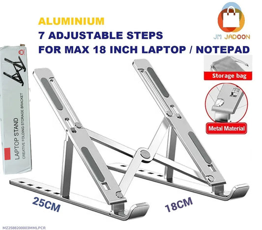 Portable 1 Pcs Foldable Laptop Stand in Grey