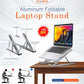 Portable 1 Pcs Foldable Laptop Stand in Grey
