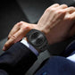 Stainless Steel Arabic Aura Wristwatch