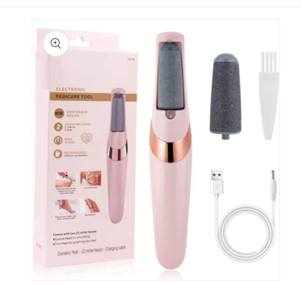 100% BRANDED FIND BACK Electric Foot File Grinder Foot Pedicure Tool Dead Skin Callus Remover Machine