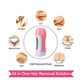 depilatory wax heater machine with roll on wax refill and waxing strips for body and face hair removal, 3 in 1 wax machine for women and man
